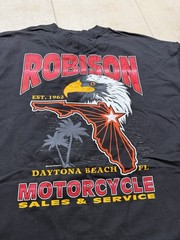 Vintage 90’s Daytona Beach Biketoberfest Single Stitch Robison Shirt Men’s 2XL
