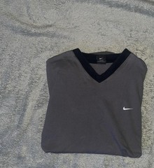 Gray And Red Vintage NIKE SHIRT XL