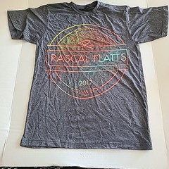 Unisex Rascal Flatts Rhythm & Roots NEW 2017 Tour Shirt T-Shirt Medium Country