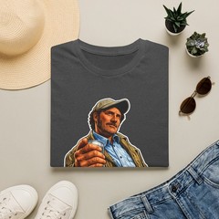 Here’s to Swimming with Bowlegged Women _Jaws Quint T-Shirt