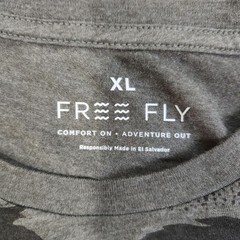 Free Fly Shirt Mens XL Gray Hybrid Mist Camo Long Sleeve Adventure Outfitters