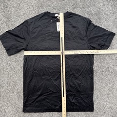 Mens Peter Millar Crewneck T Shirt Black MF13K100 Short Sleeve Solid Stretch