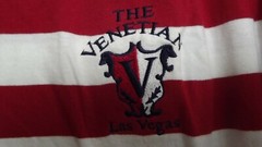 new The Venetian Las Vegas XXL Red Striped tshrt plus size