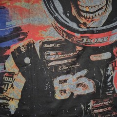 Godspeed New York Racing Skull Graphic Tee Faded Black Mens Large NWT Shirt