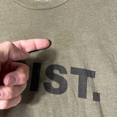 Moist Graphic T Shirt Mens XL Funny Meme Humor Tee Olive Green Casual Streetwear