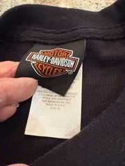 HARLEY DAVIDSON Vintage Tee Shirt ST JOE / JOSEPH MISSOURI Long Sleeve XL NICE!
