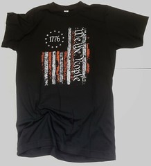 We The People 1776 Flag T-Shirt Super Soft Tee Poly Rich 65/35 Blend