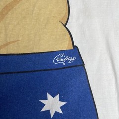 Vintage Hoxley Australia Muscle Man Beach Body Graphic T Shirt Buff Hunk Large