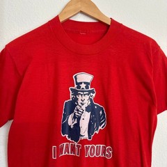 Vintage 70s Uncle Sam I want yours shirt
