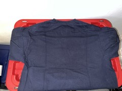 Supreme Cross Box Logo T-shirt Navy XL