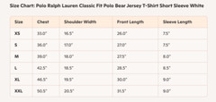 Polo Ralph Lauren Classic Fit Polo Bear Varsity Jersey T-Shirt Navy Short Sleeve