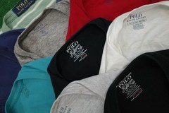 Lot Of 10 VTG Polo Ralph Lauren Tees Mens Size XL T-Shirt V Neck Classic Fit