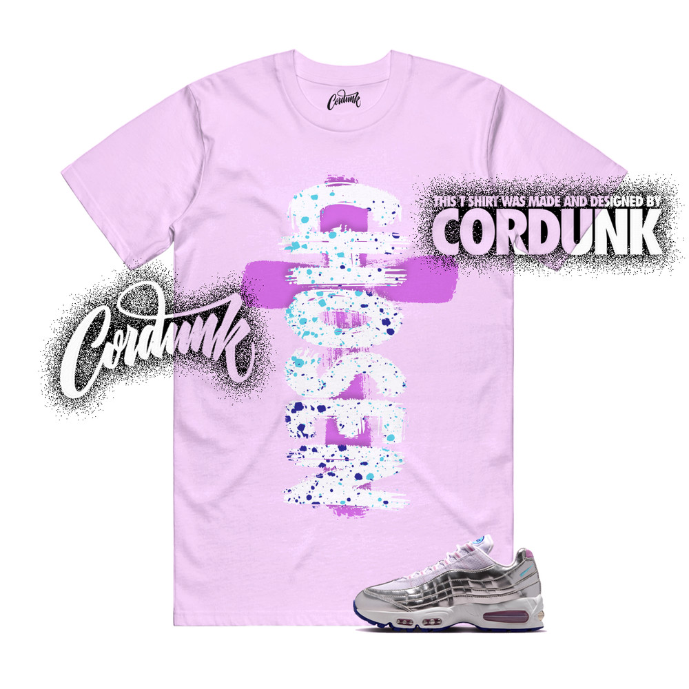 Air Max 95 Big Bubble All Star Chrome Barely Grape T Shirt Match CHOSEN