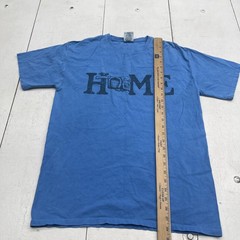 ComfortWash Home Oklahoma Shirt Mens Medium Blue Graphic Tee Ring Spun Cotton