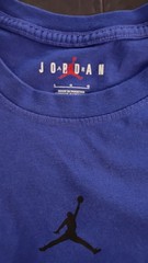 Men’s Air Jordan Breakfast Club Jumpman Long Sleeve T-Shirt-Lapis Blue- Sz Large