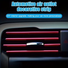 Long Lasting Durable Economical Easy to Use 50PCS Car Air Vent Decorative Strips