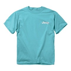 Jeep Flex Tee Graphic T-Shirt Turquoise Off-Road 4×4 Parking Mens