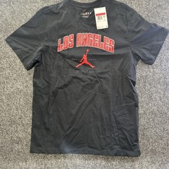 NIKE AIR JORDAN MJ LOS ANGELES HBR MENS LARGE BLACK T-SHIRT NEW HQ0384 010