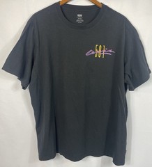 Levi’s 501 Men’s XL Black Front Embroidered Logo T-Shirt