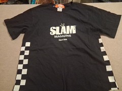 SLAM Magazine “Since ‘94” Black Sz S Checkered T-Shirt Basketball King Of Hoops