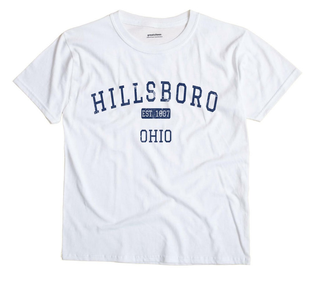 Hillsboro Ohio OH T-Shirt EST
