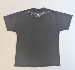 Metal Mulisha Skull Graphic T-Shirt Front and Back Print Black