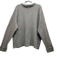 Member’s Mark Gray Cabincore Warm Thermal Waffle Soft Wash Long Sleeve SzXXL