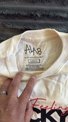 ALAB White Graphic T Shirt Men’s Small