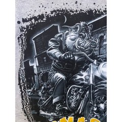 2009 Gildan Ignacio CO Colorado Hog Biker Graphic Gray Shirt Tee 2000s M Medium