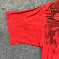 Y2K Karl Kani T Shirt Mens 2XL Red Eagles Graphic Print Short Sleeve Streetwear