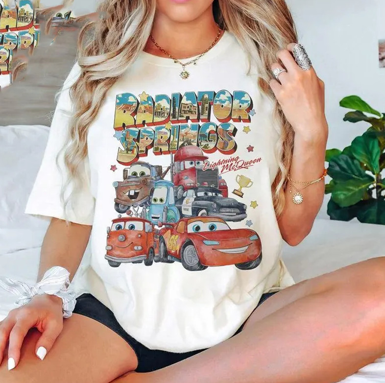 Disney Radiator Springs Cars T-shirt Unisex1