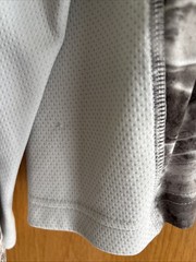 Habit Solar Factor Mens Sz M Long Sleeve UPF 40 Shirt Gray White Fishing