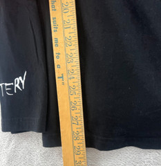 Dealer of Defense Shirt Mens Sz XL Long Sleeve Black Graphic Mafia Skull