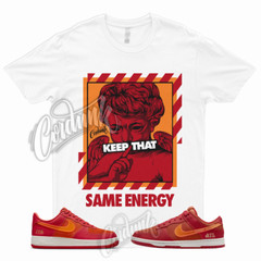 ENERGY Shirt for Dunk Low ATL University Red Bright Crimson Atlanta Air Force 1
