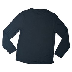 Omni-Wool Mens XXL Black Merino Wool Blend Long Sleeve Base Layer Thermal Shirt