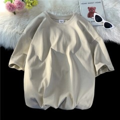 100% Cotton O-Neck Oversized Summer Short Sleeve Men’s T Shirt HipHop Streetwear