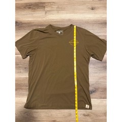 Iron Resin Men’s 100% Organic Cotton T-shirt XL Brown Lightweight