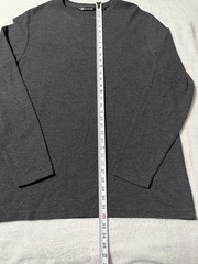 Travis Mathew Cloud Waffle Crew Shirt Sweatshirt Mens 3XL Charcoal Gray Pullover