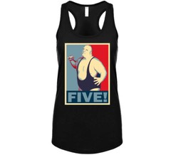 King Kong Bundy Hope Wrestling Five T Shirt