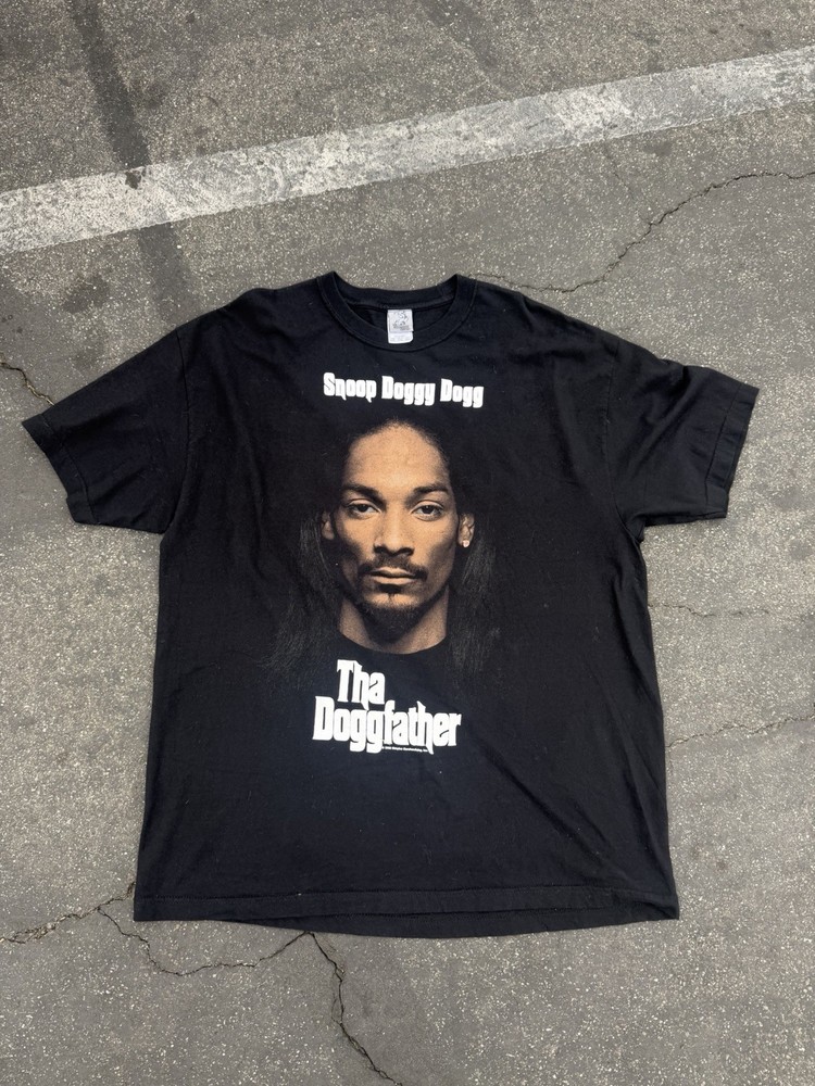 Vintage 2005 Snoop Dogg Tha Doggfather Big Face 2XL Death Row Records Ultra Rare