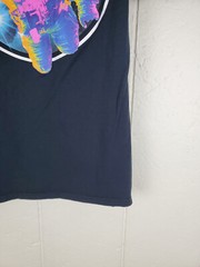 NASA Shirt Mens Small Black Graphic Crew Neck Short Sleeve Stretch Pullover