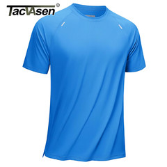 Mens Sports T-Shirt Lightweight Quick Dry Breathable Stretch Fitness