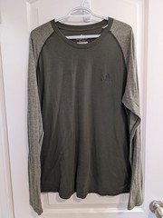 Adidas Ultimate Long Sleeve Shirt Two Tone Green XL