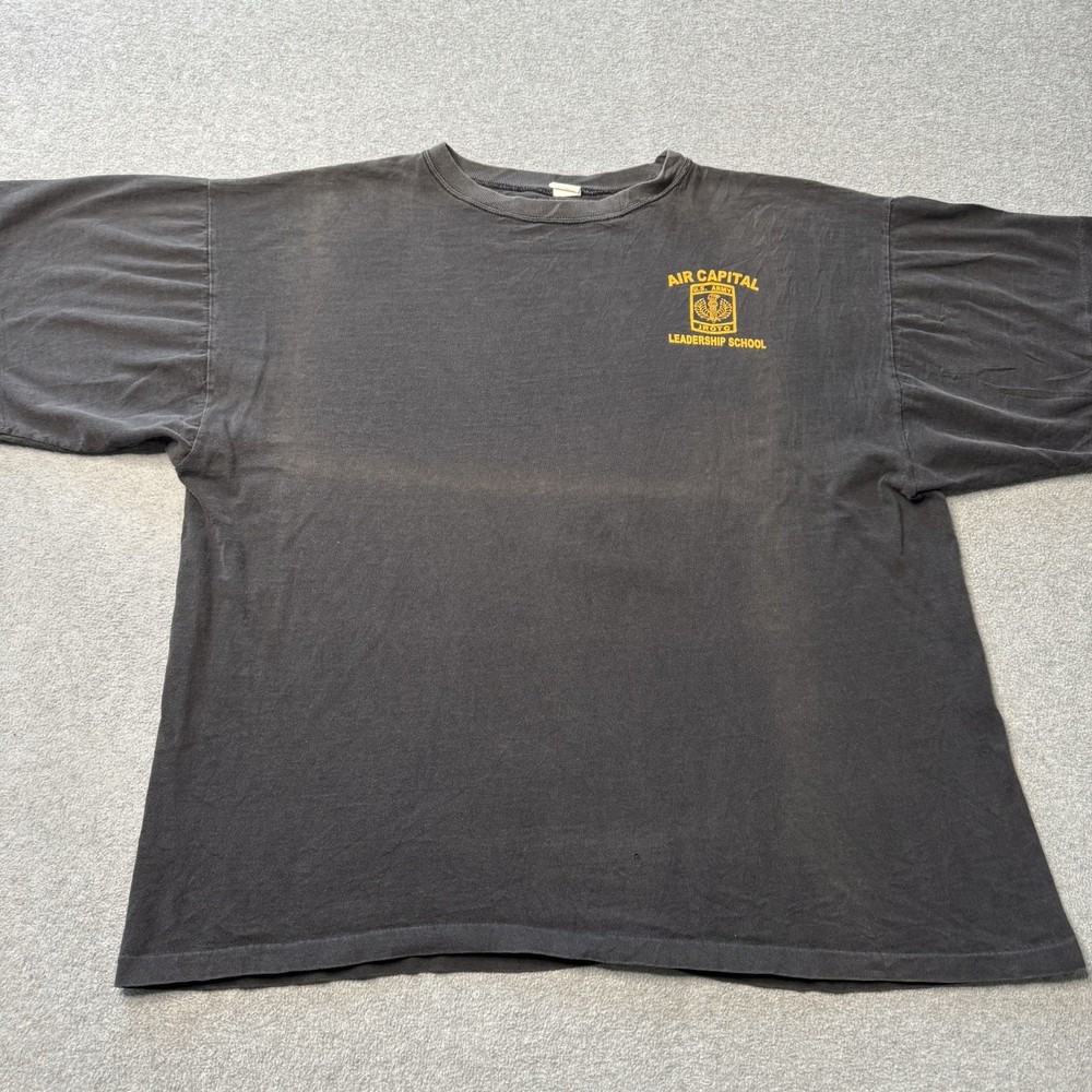 Vintage Army T Shirt Mens XL Air Capital US Army JROTC Leadership School 90s