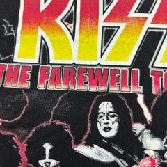 KISS Farewell Tour Australia Japan 2001 Vintage T Shirt Mens XL Band Tee Music