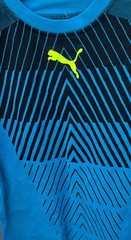 Puma Men’s IT EvoTRG Thermo-R ACTIVE LARGE Tee,ATOMIC BLUE-BLACK TN16106 NWT $60