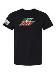 XS-XXL PEW PEW SODA LIKE MOUNTAIN DEW TSHIRT 2A PEWPEW
