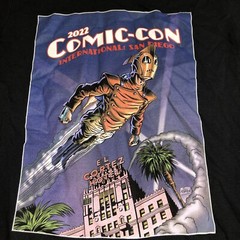 Rocketeer Rare 2022 San Diego Comic Con Shirt Black Size Large