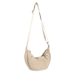 Nylon Crescent Crossbody Bag for Purses Trendy Men,Small Travel Sling Bag Hob…