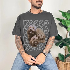 Personalized Cat Pet Photo Comfort Tee Custom Dog Shirt Gift
